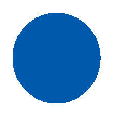 Blue mark