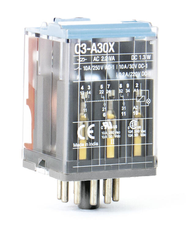 C3 Electromechanical Relay | 1, 2, or 3 Pole | Up to 10A | ComatReleco ...