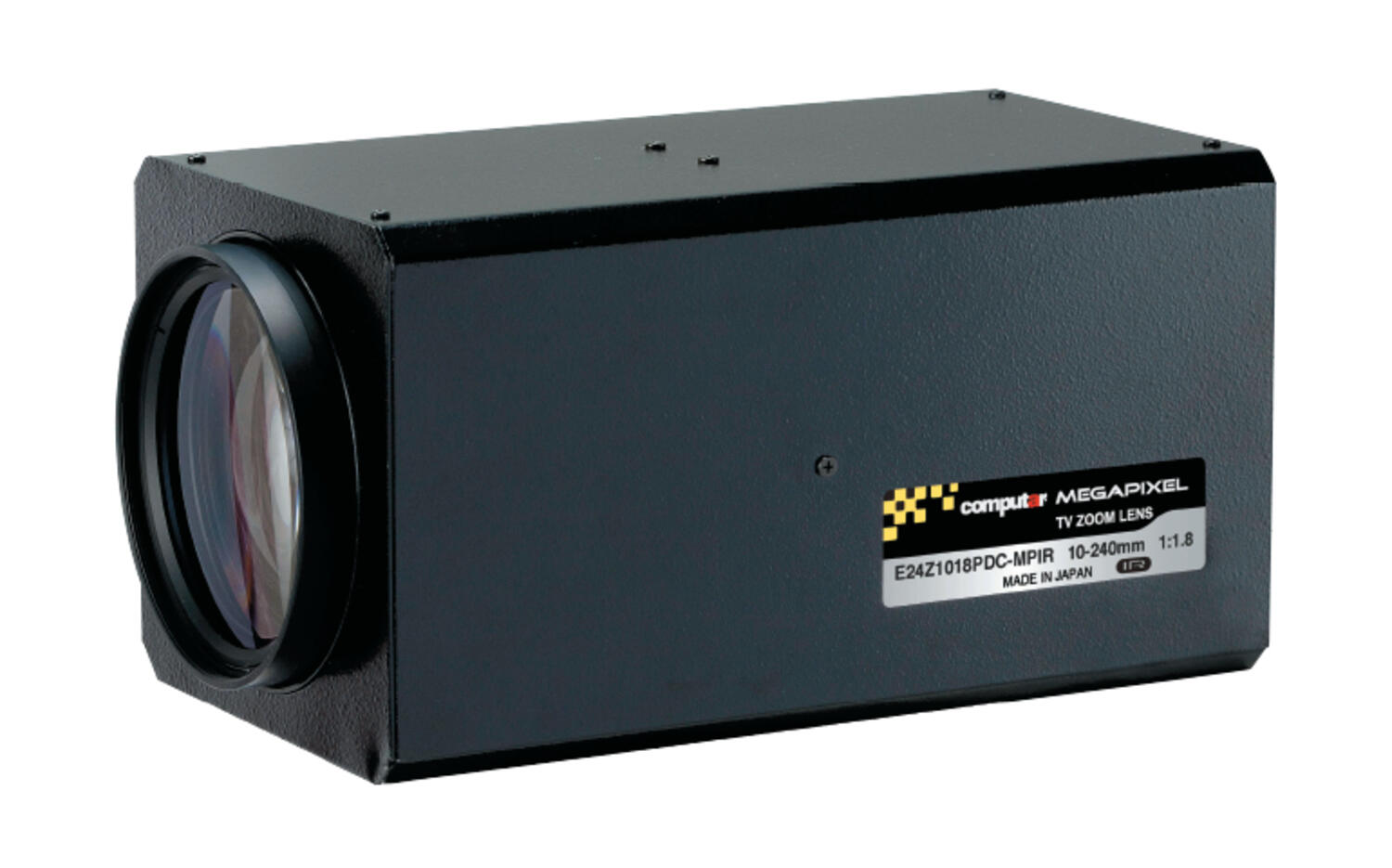 Computar E Series, E24Z1018PDC-MPIR, motorised lens