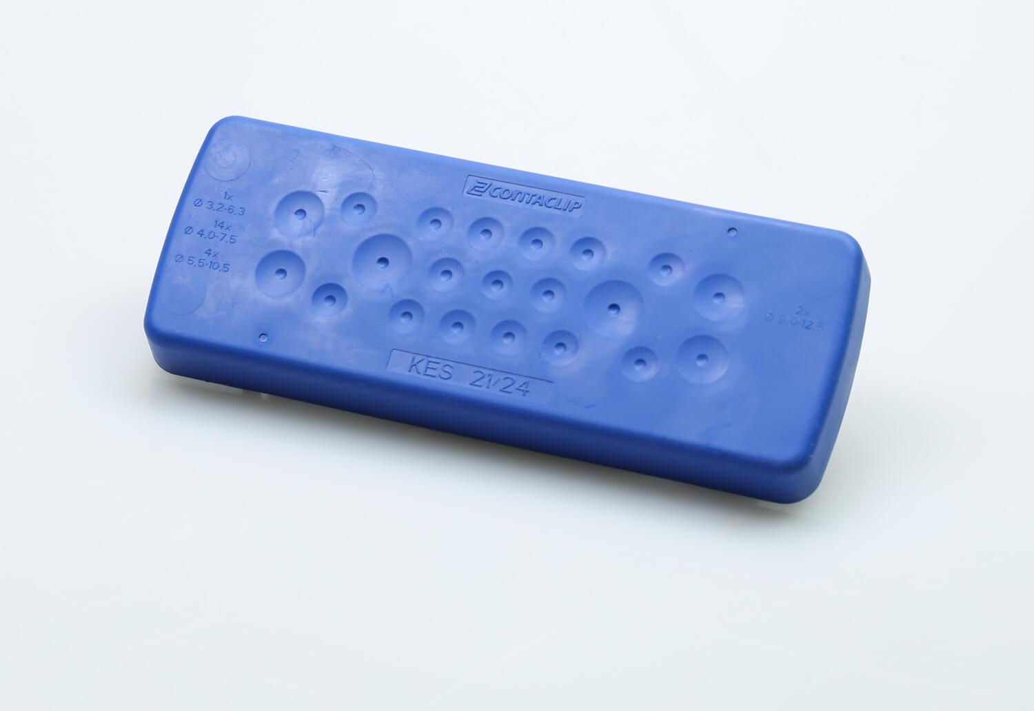 Conta-Clip KES-GB-FDA blue high density cable entry