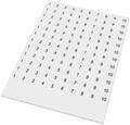 Conta-clip sheet of markers for PCB connectors