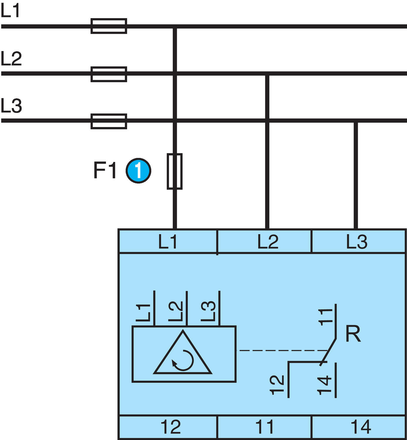 Control relay MWS