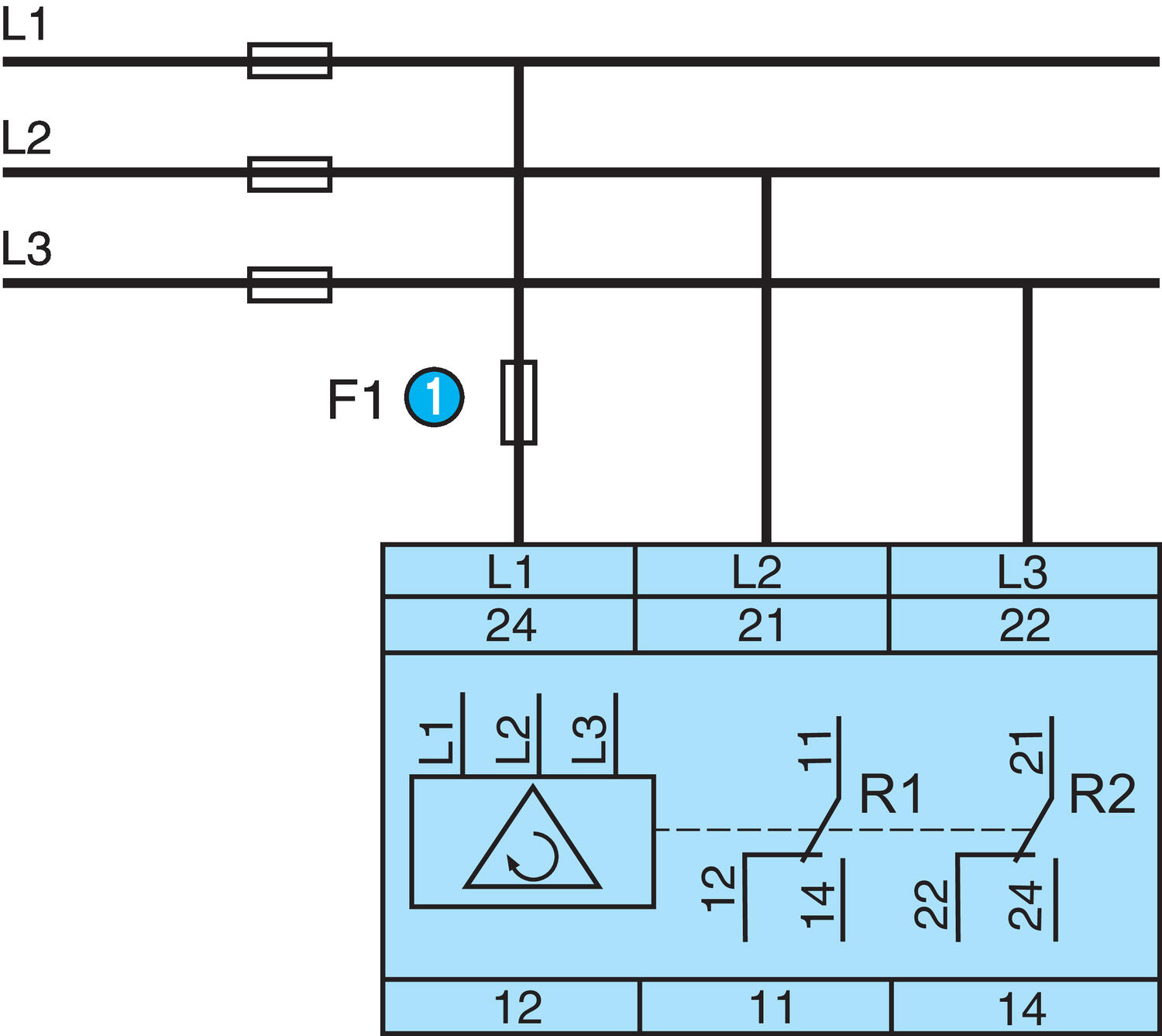 Control relay MWS2