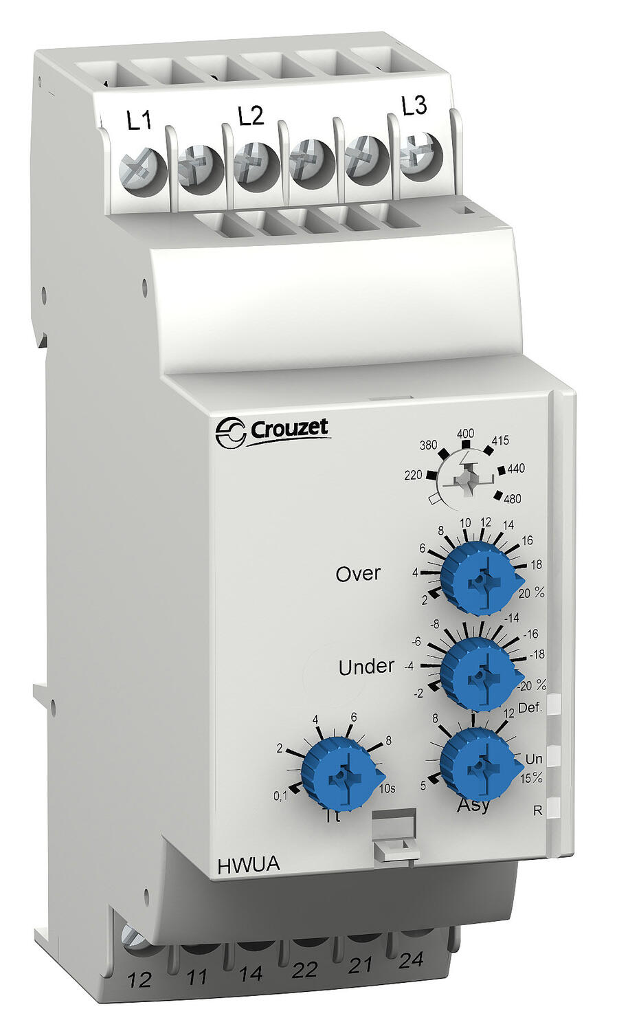 Crouzet 3-phase monitoring relay