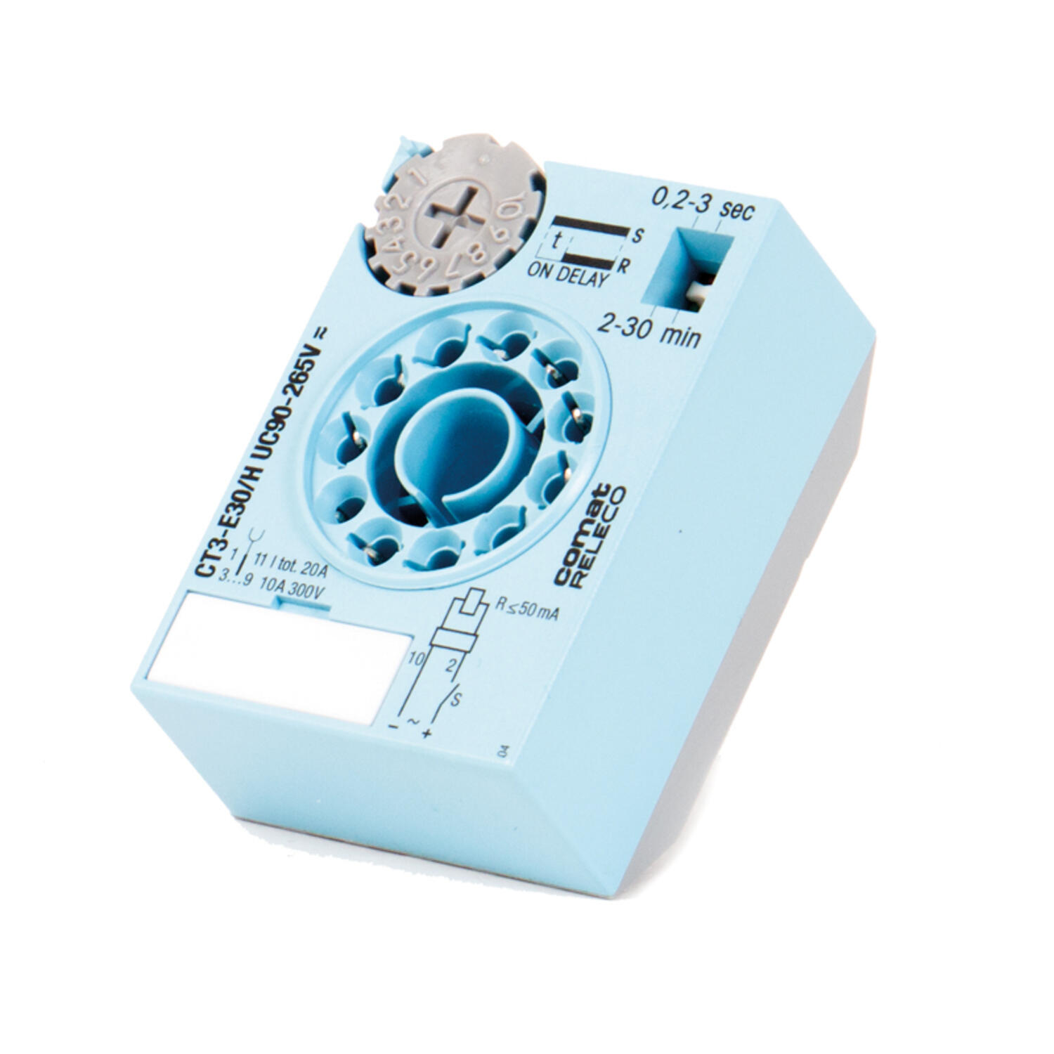 Space-Saving TimeCube Module for C2 and C3 Relays | ComatReleco | OEM ...