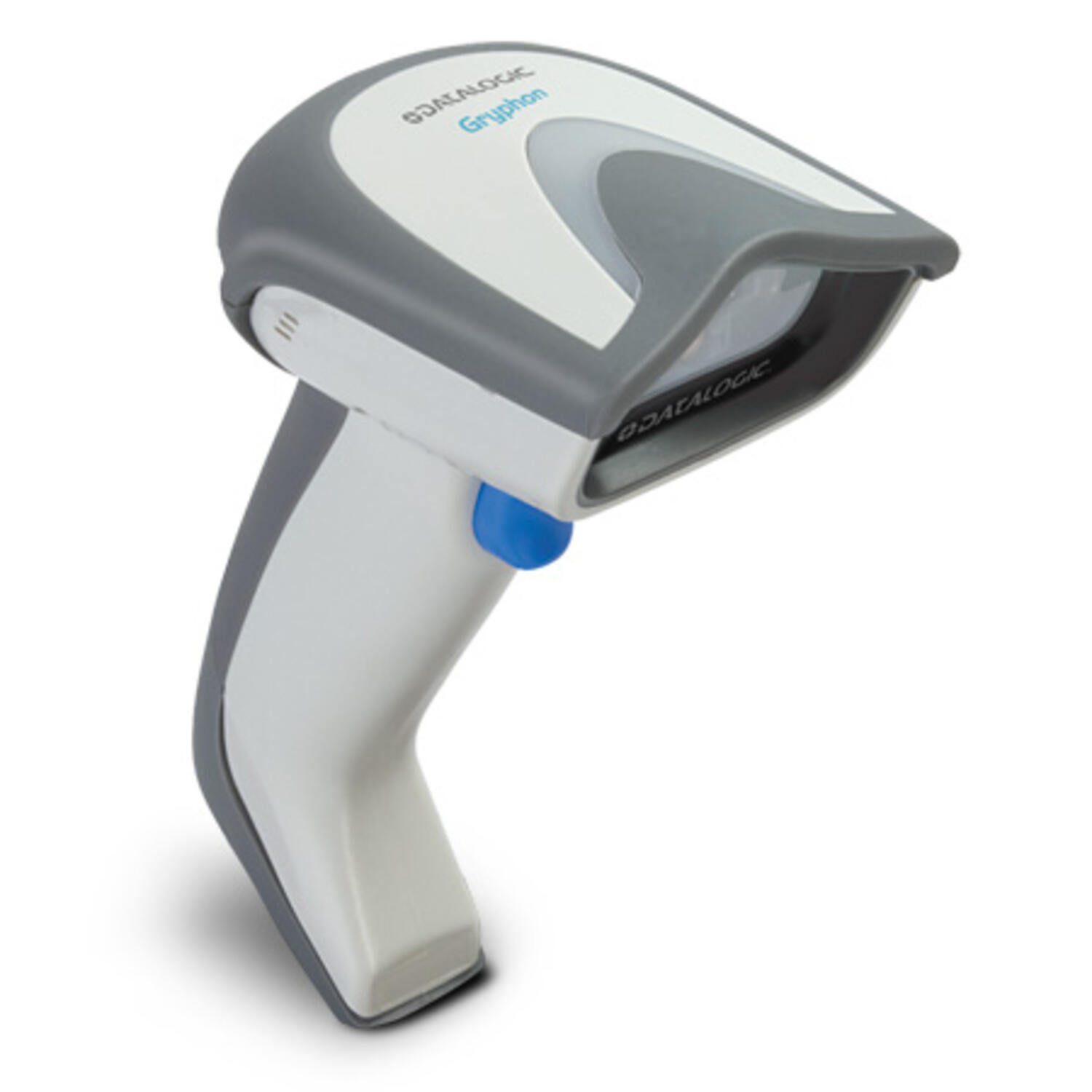 Datalogic Gryphon GD4100 white handheld barcode scanner