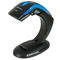 Datalogic Heron HD3100 black handheld barcode scanner with stand