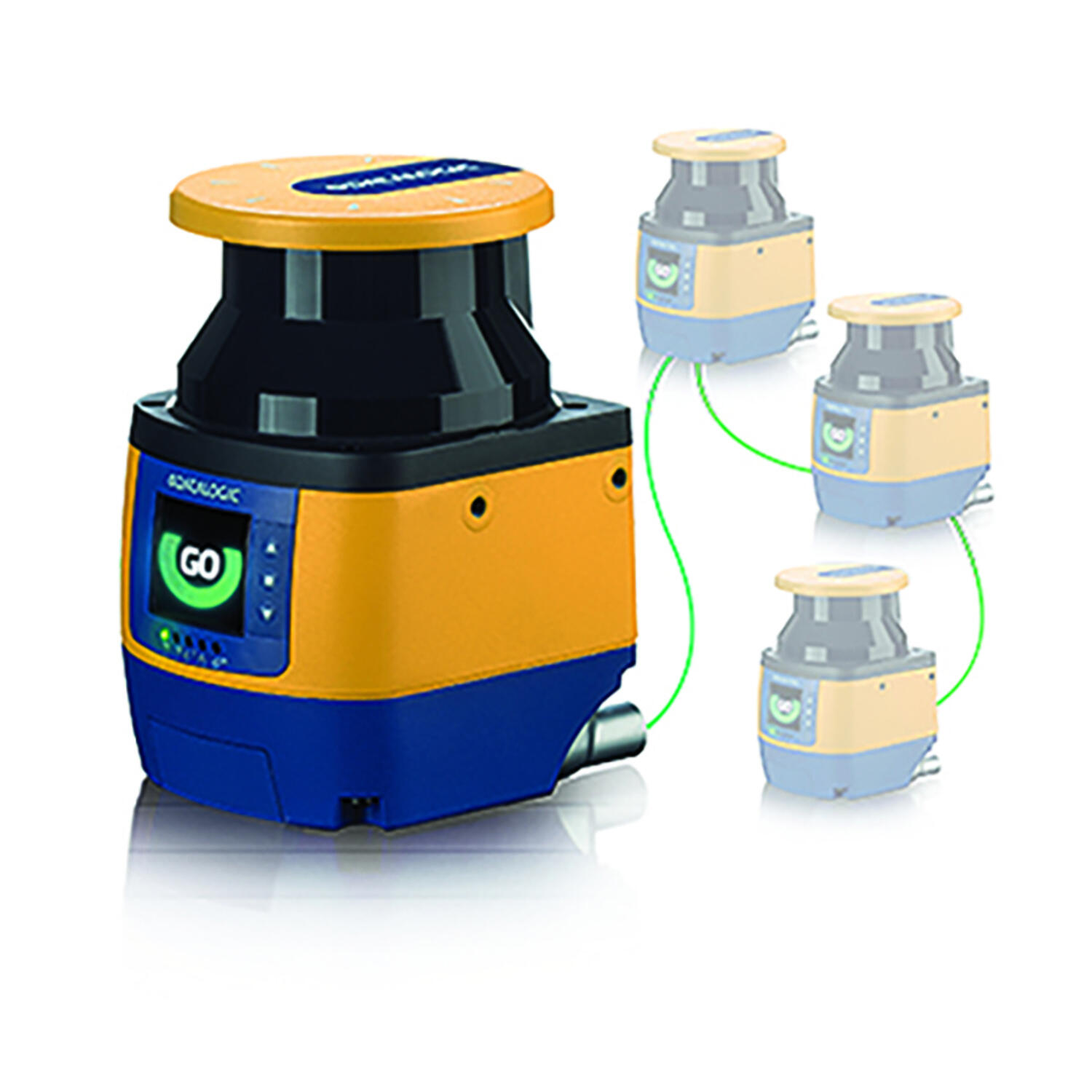 Datalogic laser sentinal master and slave connections