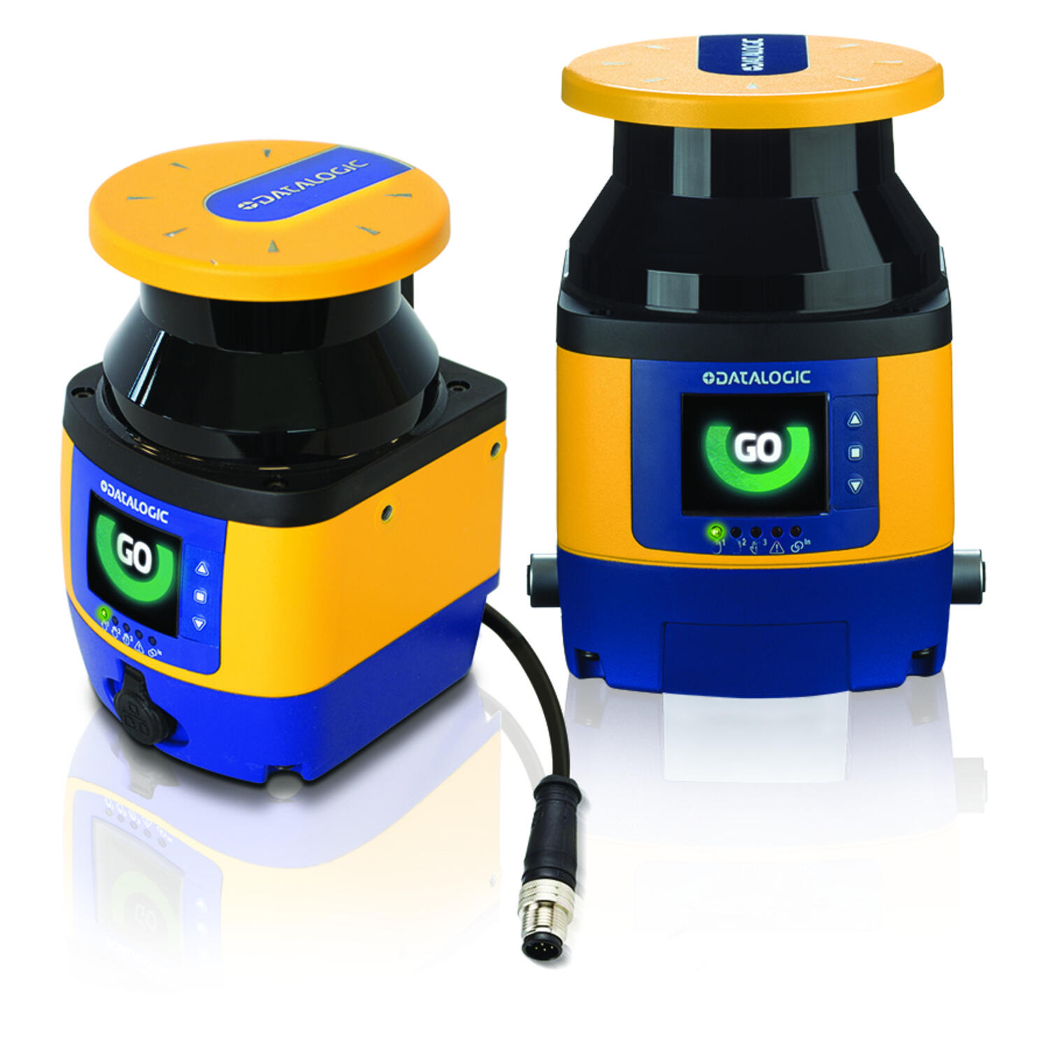 Datalogic laser sentinel side and front view