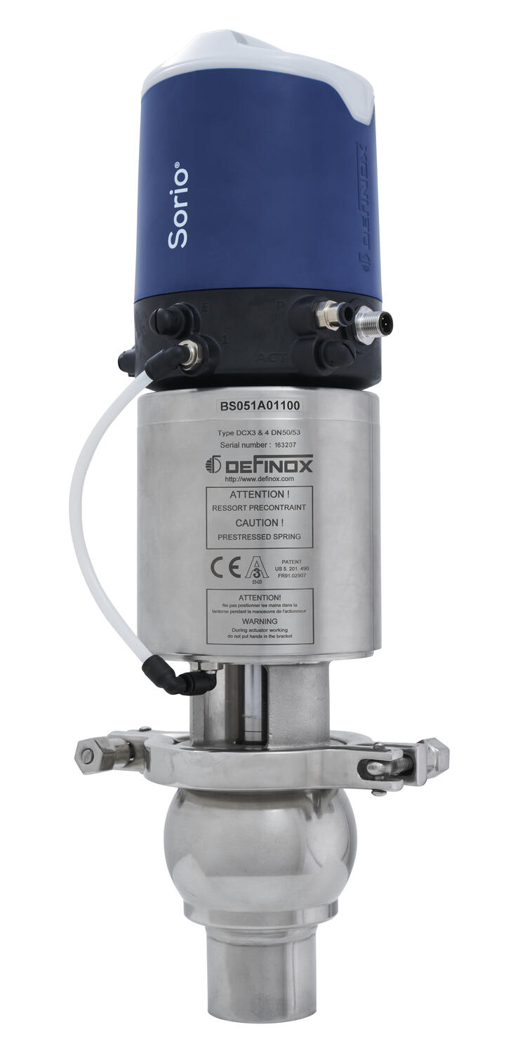 Definox DCX 3 pneumatic seat valve