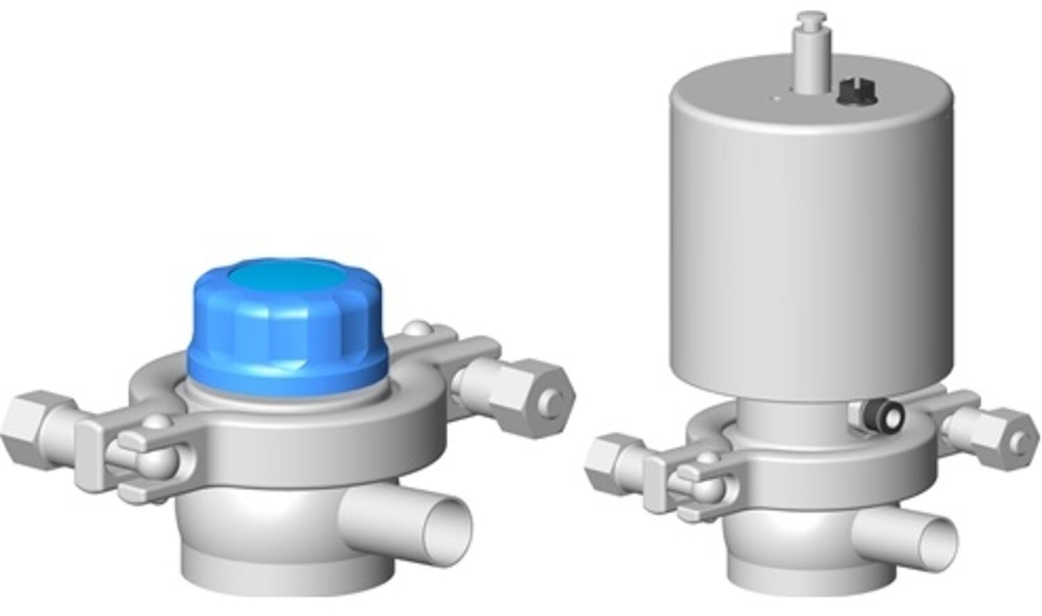 Definox diaphragm valves, DMX and DMAX
