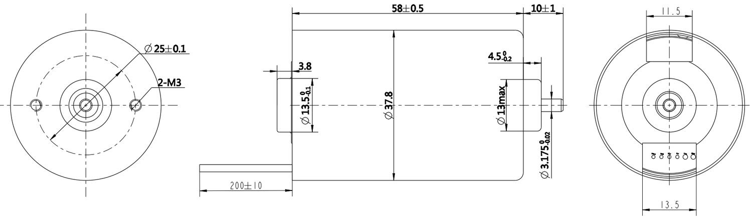 Dimensions - FL38CBL58-24V-4030A-IE.tif