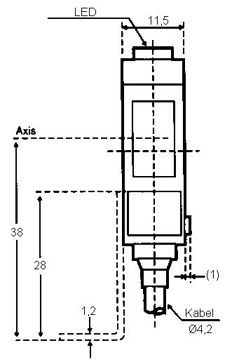 Dimensions embedded cable