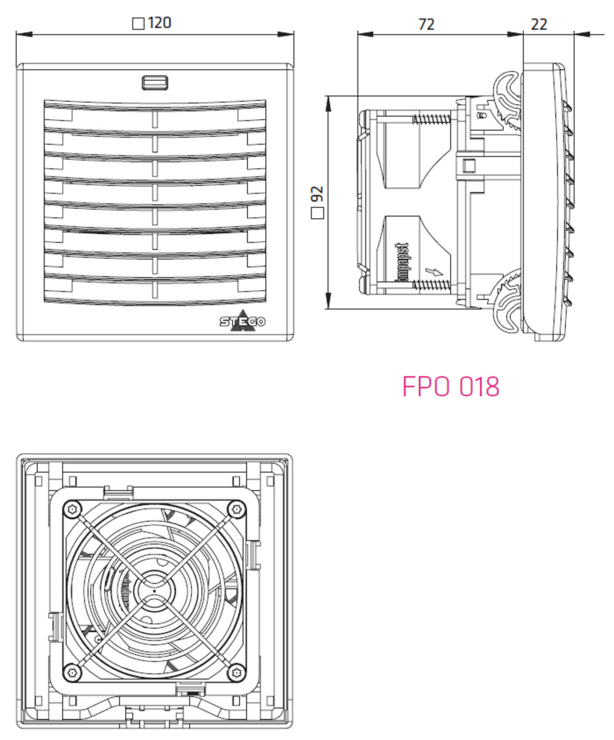 Drawing filter fan FPO018 92x92 mm.png