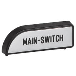 Duty label 'Mainswitch' 0172649