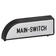 Duty label 'Mainswitch' 0172649
