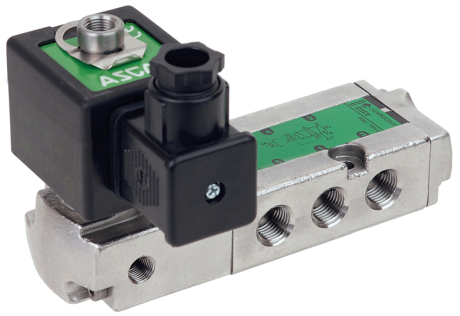 El controlled valve in acidproff steel