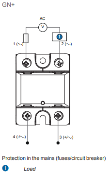 GN+ series solid state relay wiring diagram