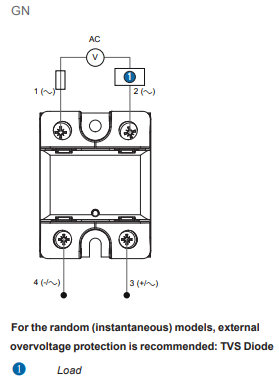 GN series solid state relay wiring diagram