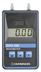 Greisinger GDH 200-07, GDH 200-13 Manometer for Over/Under Pressure or Pressure Difference