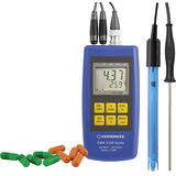 Greisinger handheld measuring device with probes