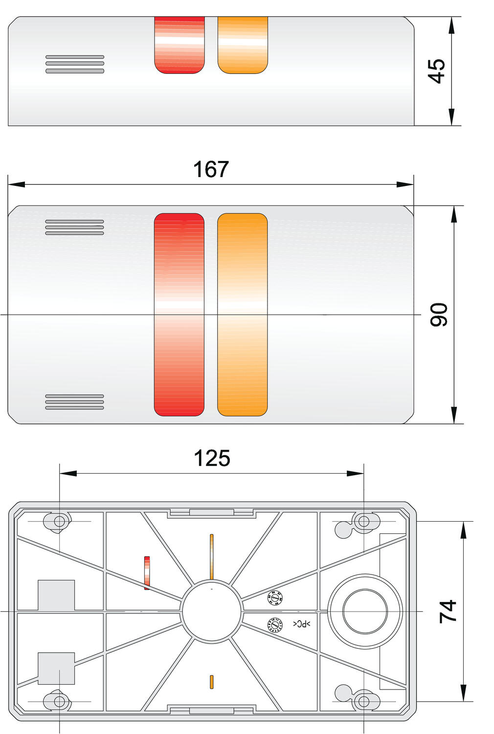 Half Dome dimensions 1