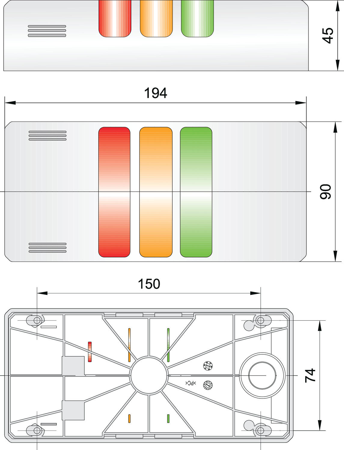 Half Dome dimensions 2