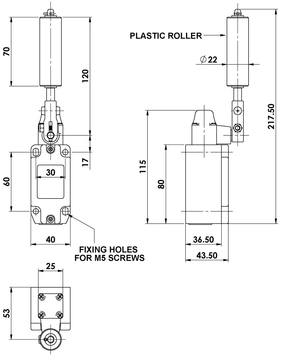 IDEM HLM-CBA with plastic roller 174411 diagram