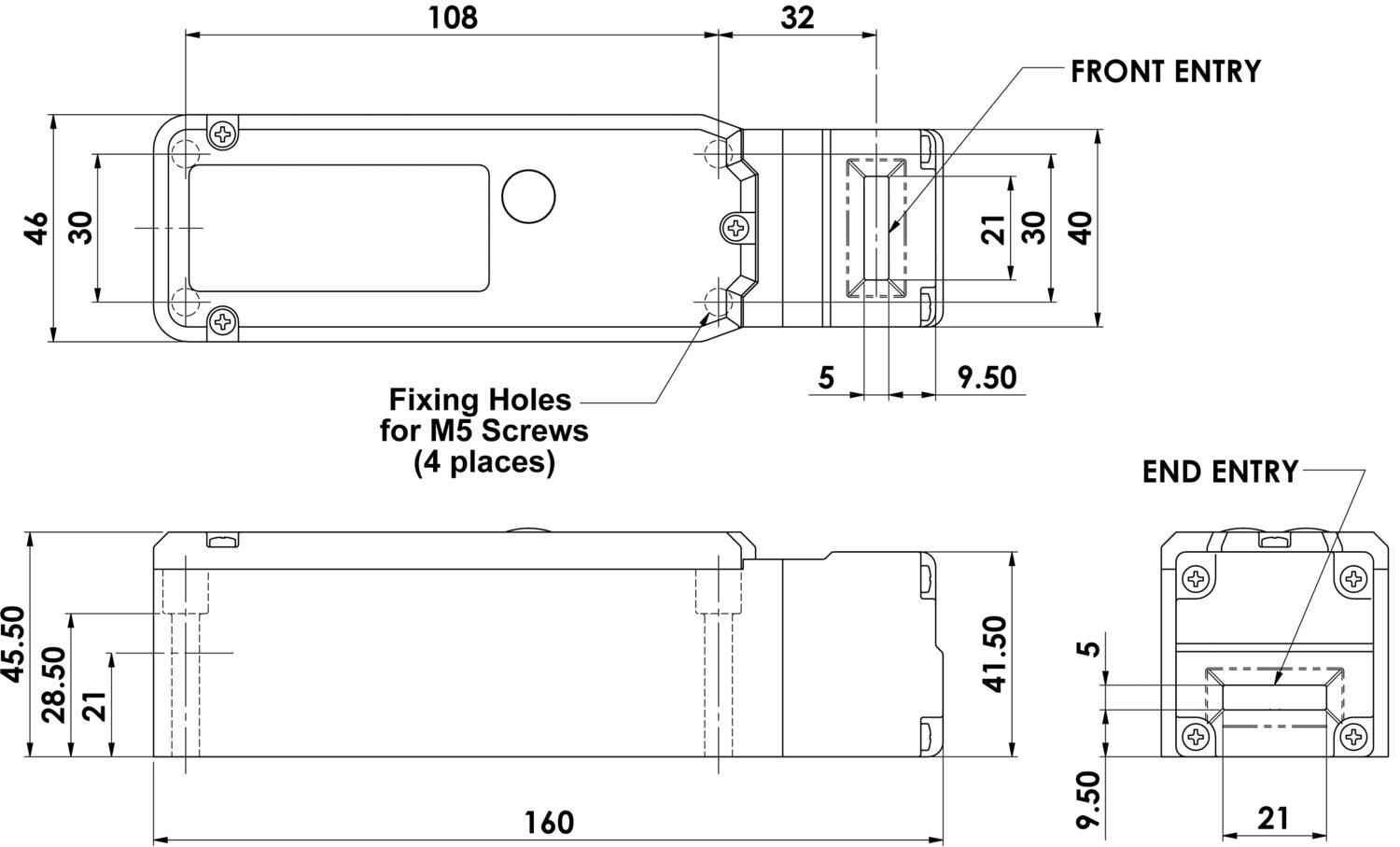 IDEM KLP-P2L locking switch