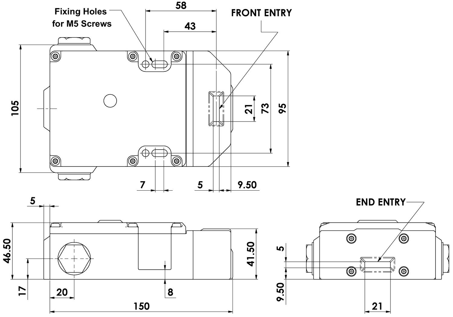 IDEM KLTM-P2L locking switch