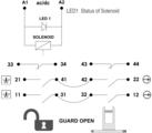 IDEM KLTM-P2L locking switch diagram drawing