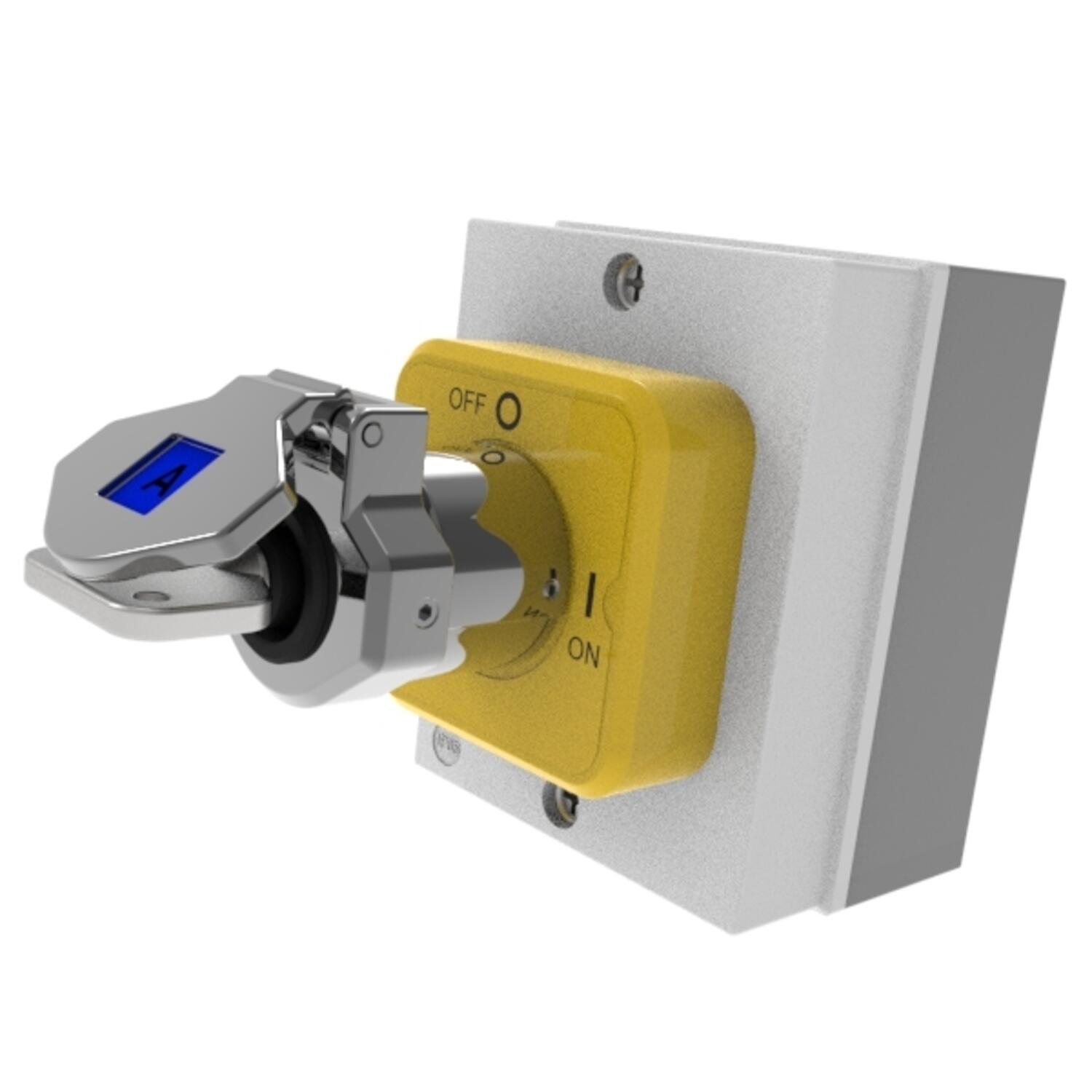 IDEM M-ISB1 control isolation switch with box, in die cast metal