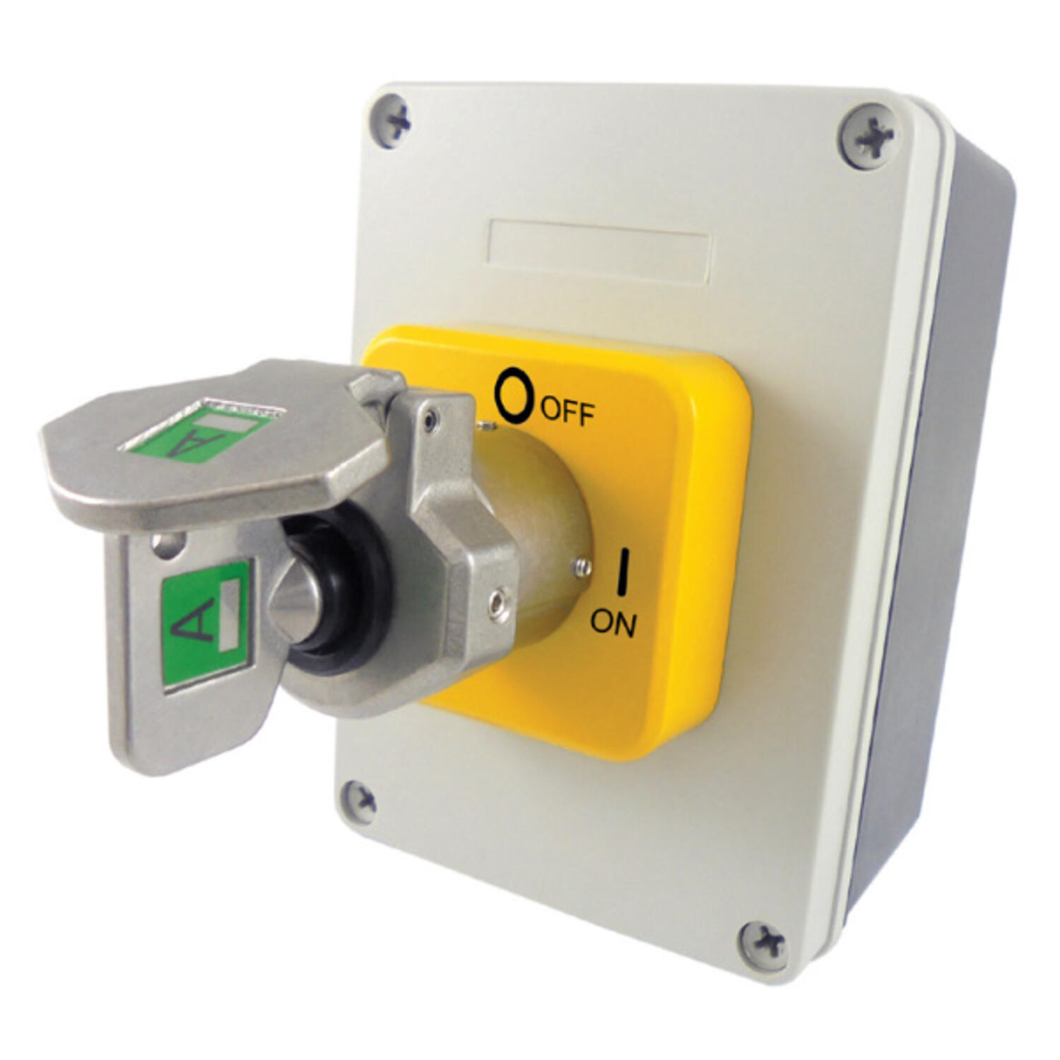 IDEM SS-ISB2 trapped key control isolation switch box in stainless steel