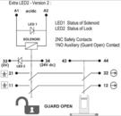 IDEM Stainless steel IP69K guard locking switch KL1-SS - diagram