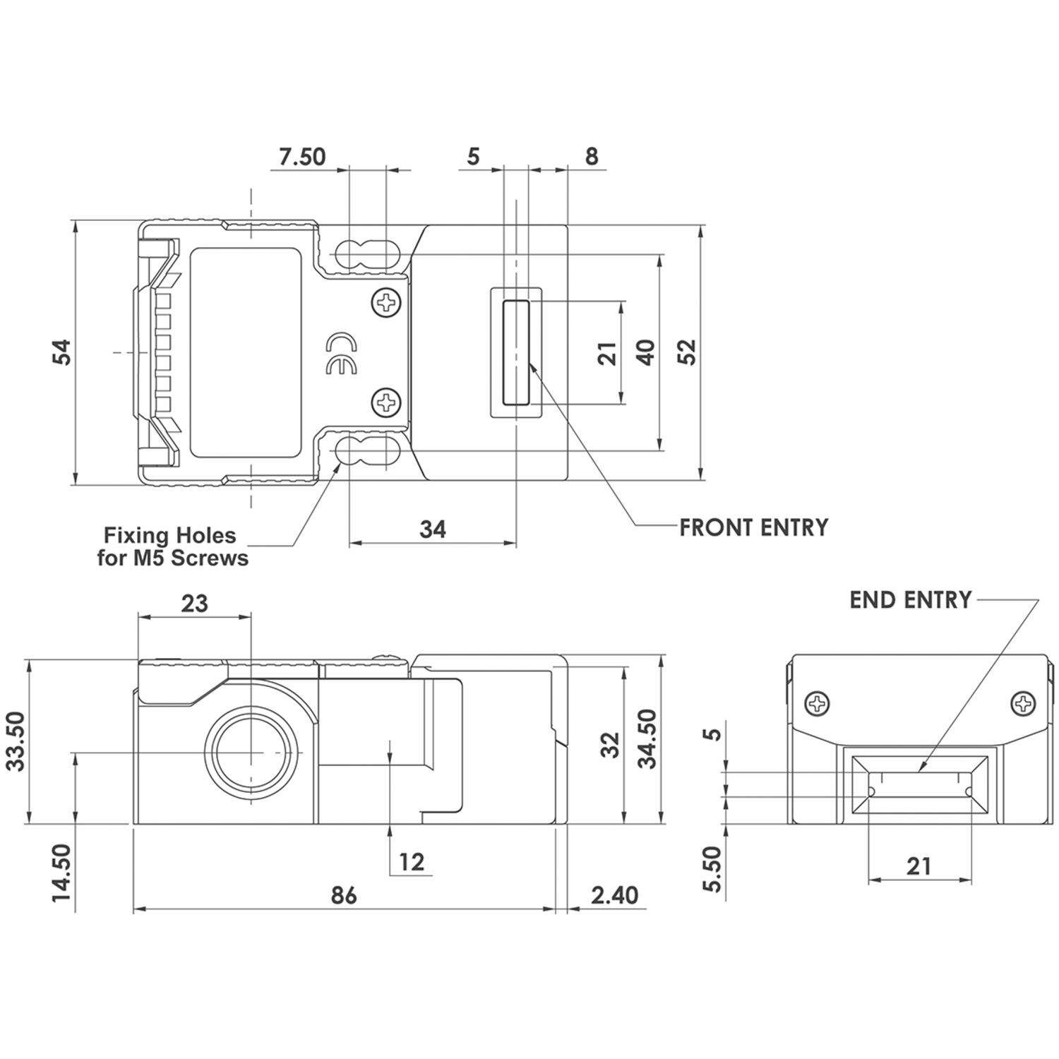 IDEM tongue interlock safety switches - k -15