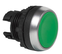 Illuminted snap fastener green