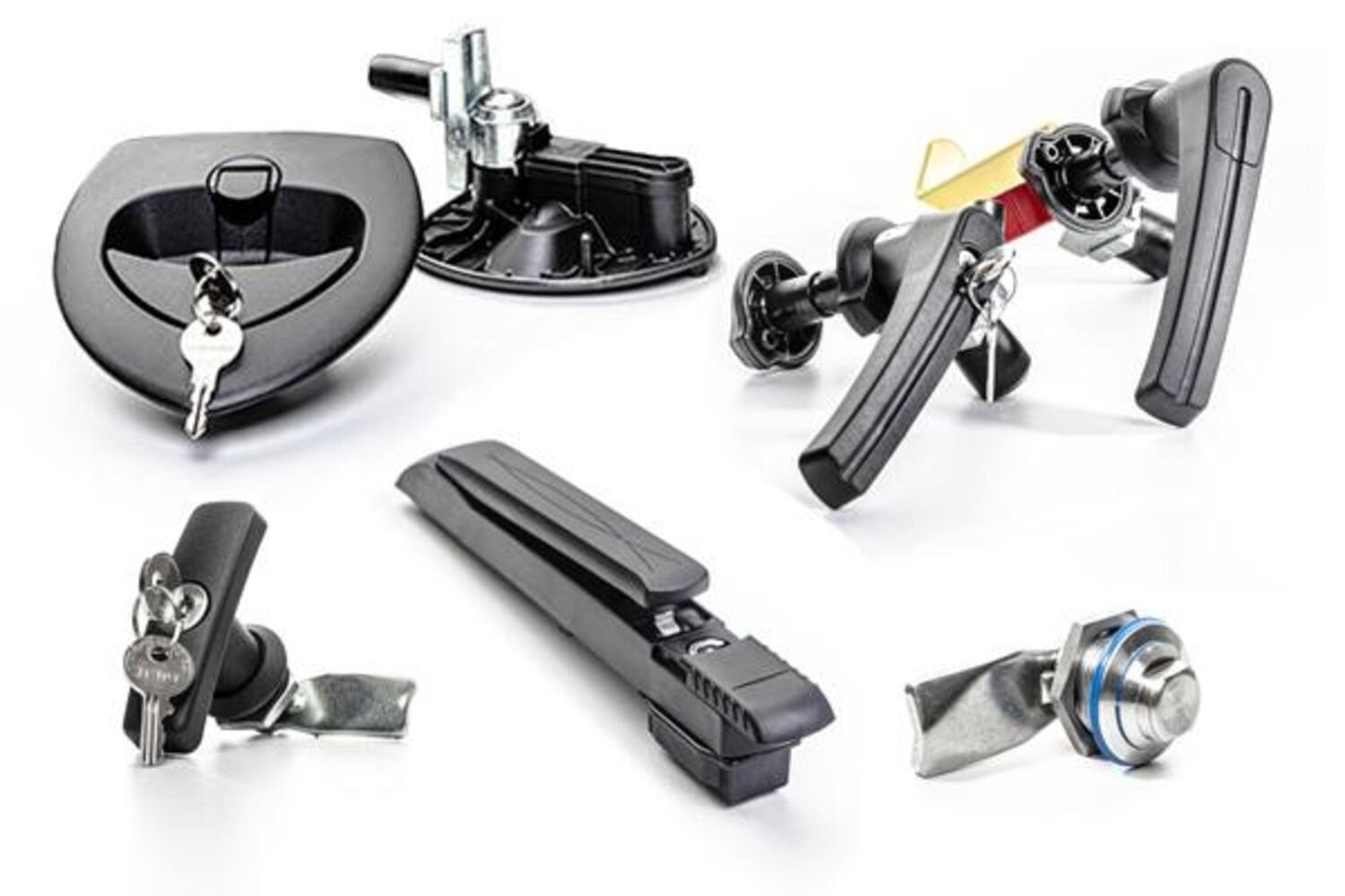 Industrilas locking solutions: handles, latches and hinges