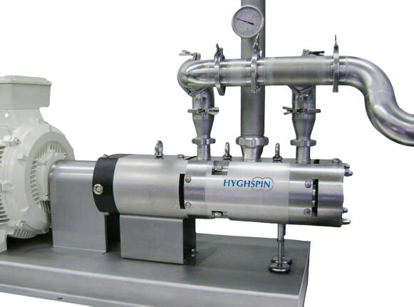 Jung Process Systems hygienic pumps twin screw HYGHSPIN Double Flow Series