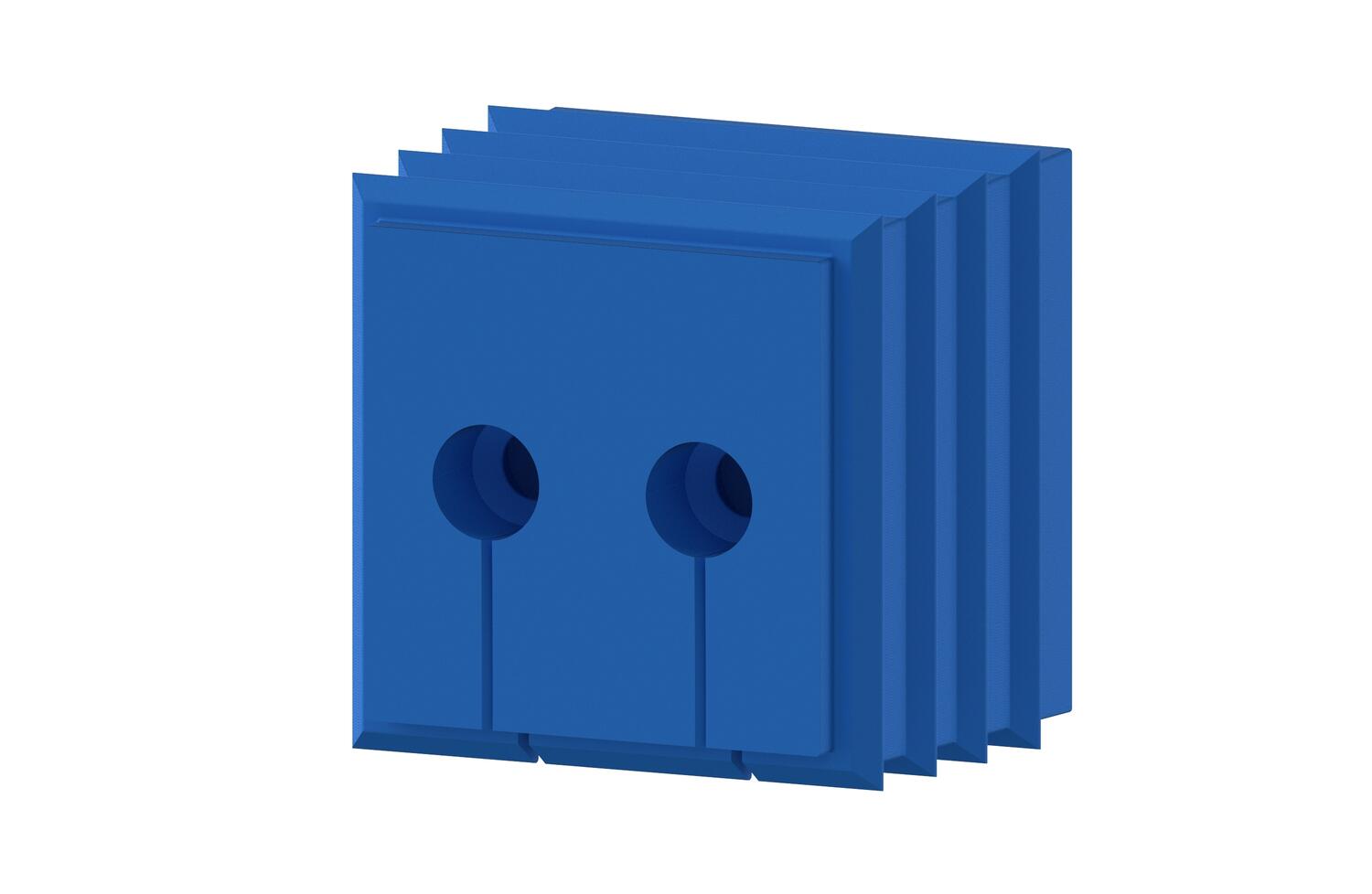 KDS-DE-FDA Seal Inserts For Conta-Clip Cable Entry Systems - 2x4-5mm Cable Entry