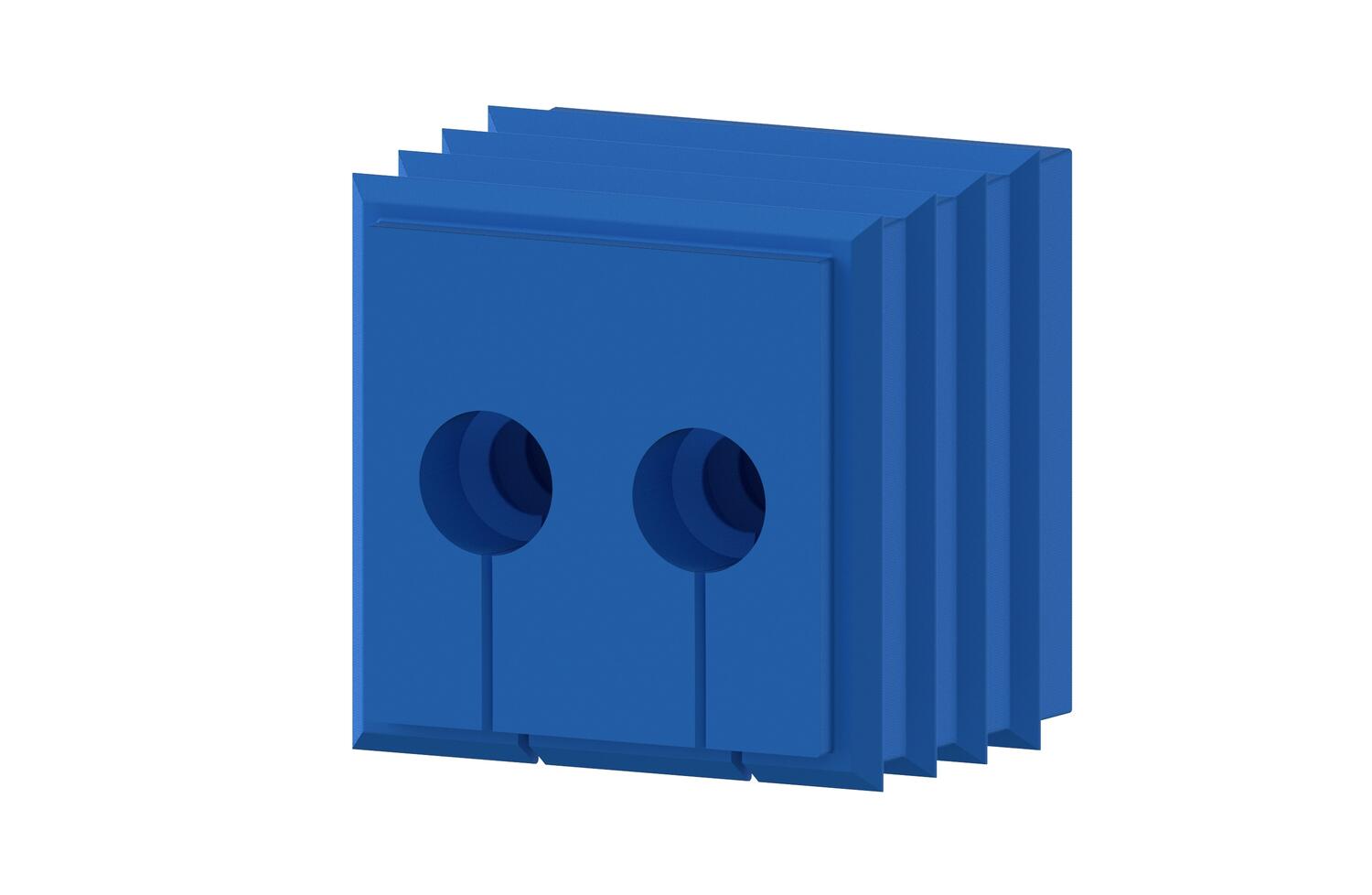 KDS-DE-FDA Seal Inserts For Conta-Clip Cable Entry Systems - 2x5-6mm Cable Entry