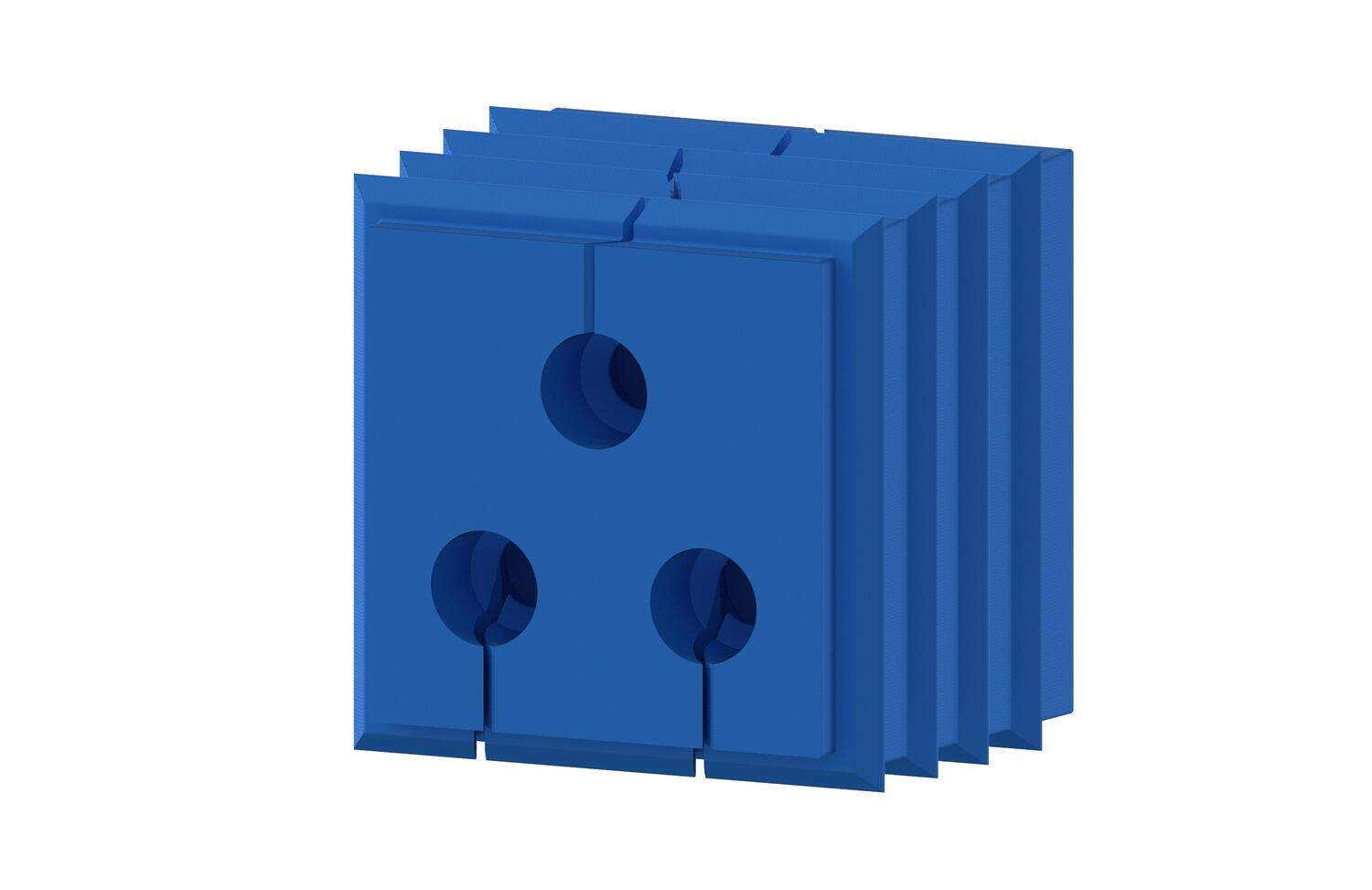 KDS-DE-FDA Seal Inserts For Conta-Clip Cable Entry Systems - 3x4.5mm Cable Entry