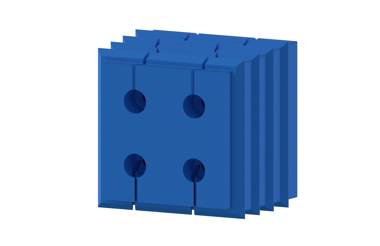 KDS-DE-FDA Seal Inserts For Conta-Clip Cable Entry Systems - 4x3-4mm Cable Entry