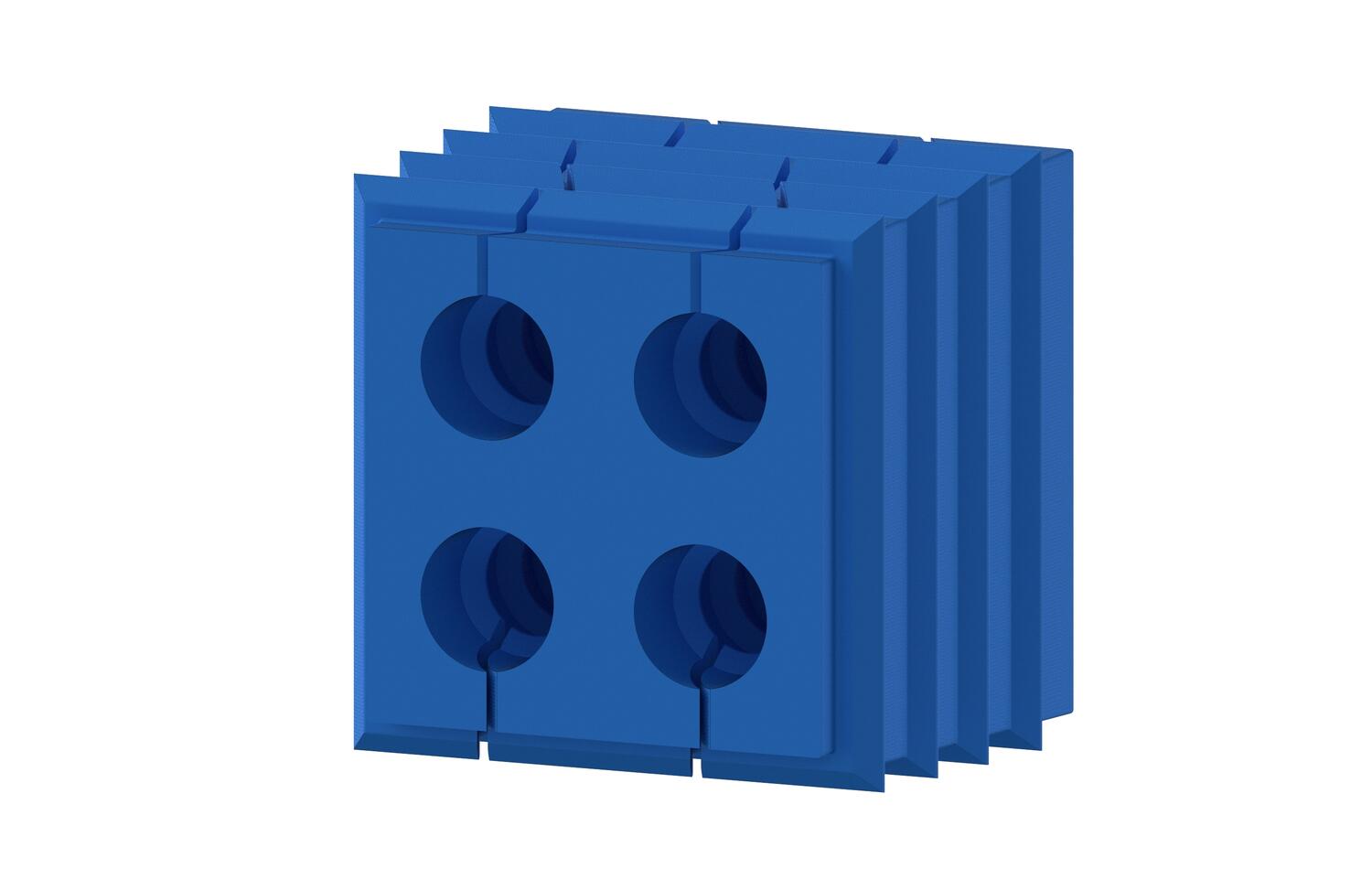 KDS-DE-FDA Seal Inserts For Conta-Clip Cable Entry Systems - 4x5mm Cable Entry