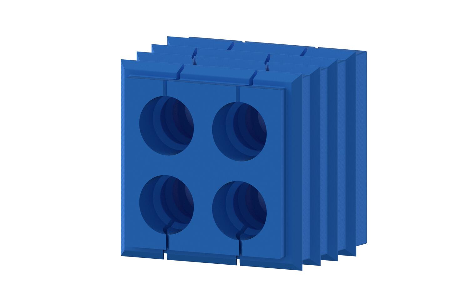 KDS-DE-FDA Seal Inserts For Conta-Clip Cable Entry Systems - 4x6mm Cable Entry