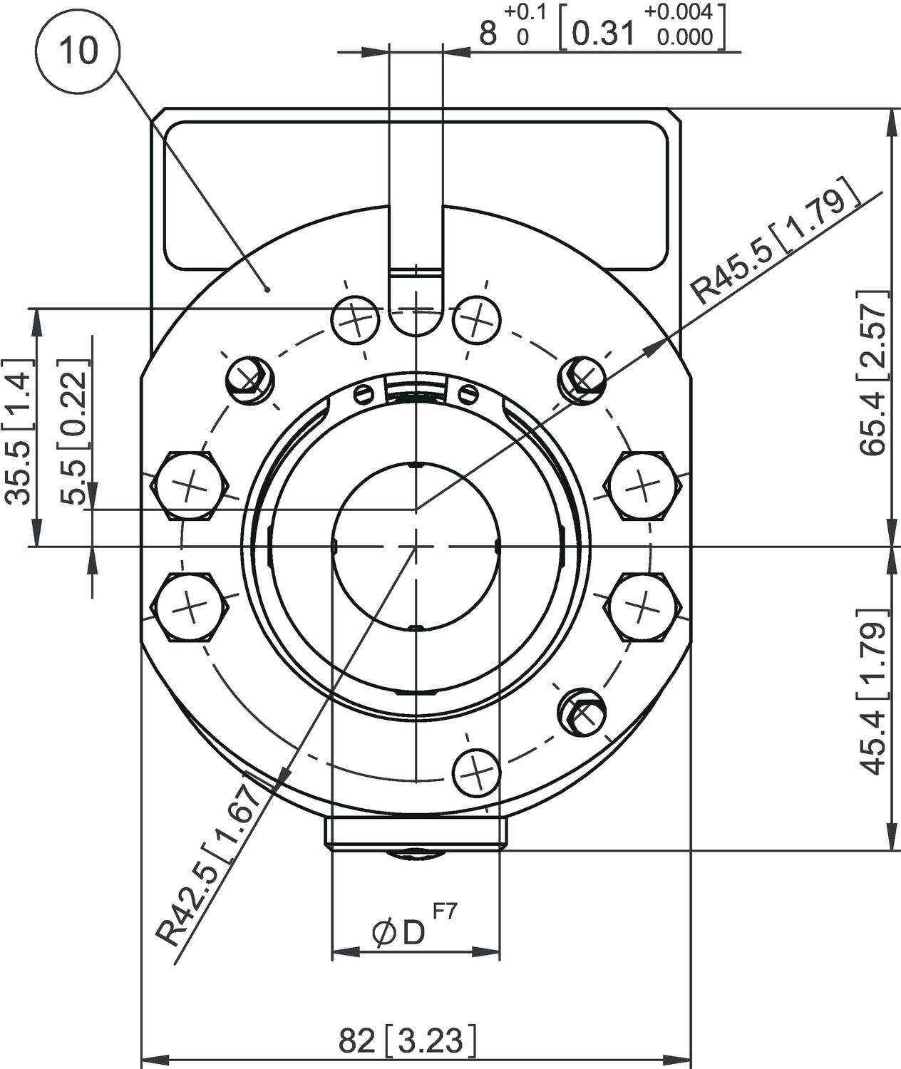 Kubler Slip ring SRI085 diagram