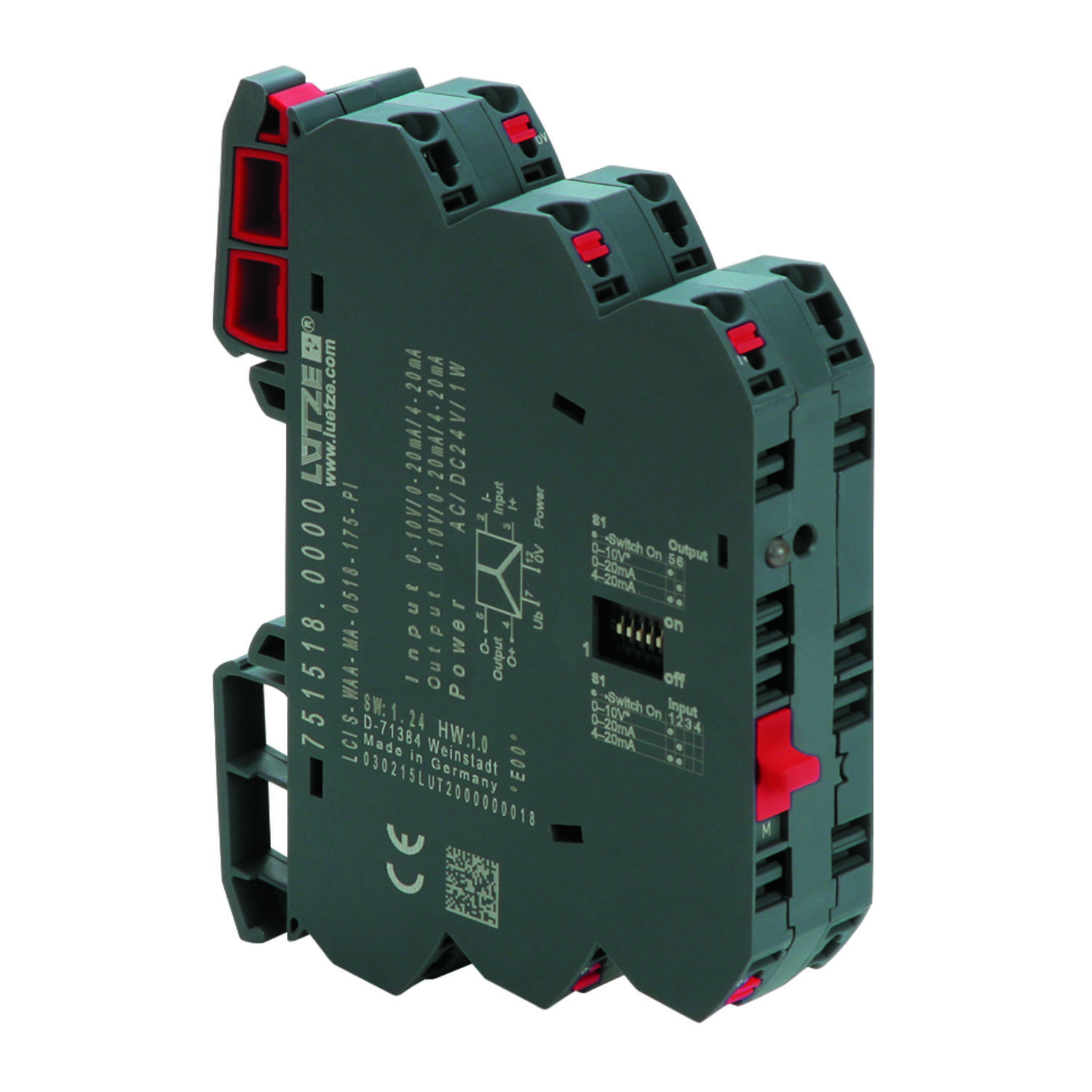 LCIS analogue/analogue converter, adjustable, manual-off-automatic