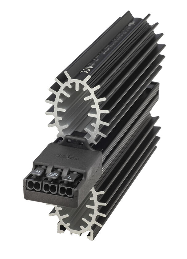 Cooling profile LP165 from STEGO with connection block for efficient heat dissipation