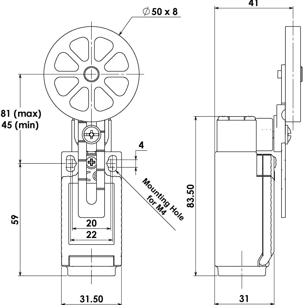 LSPS (Large Roller Lever ) Dimensions.tif