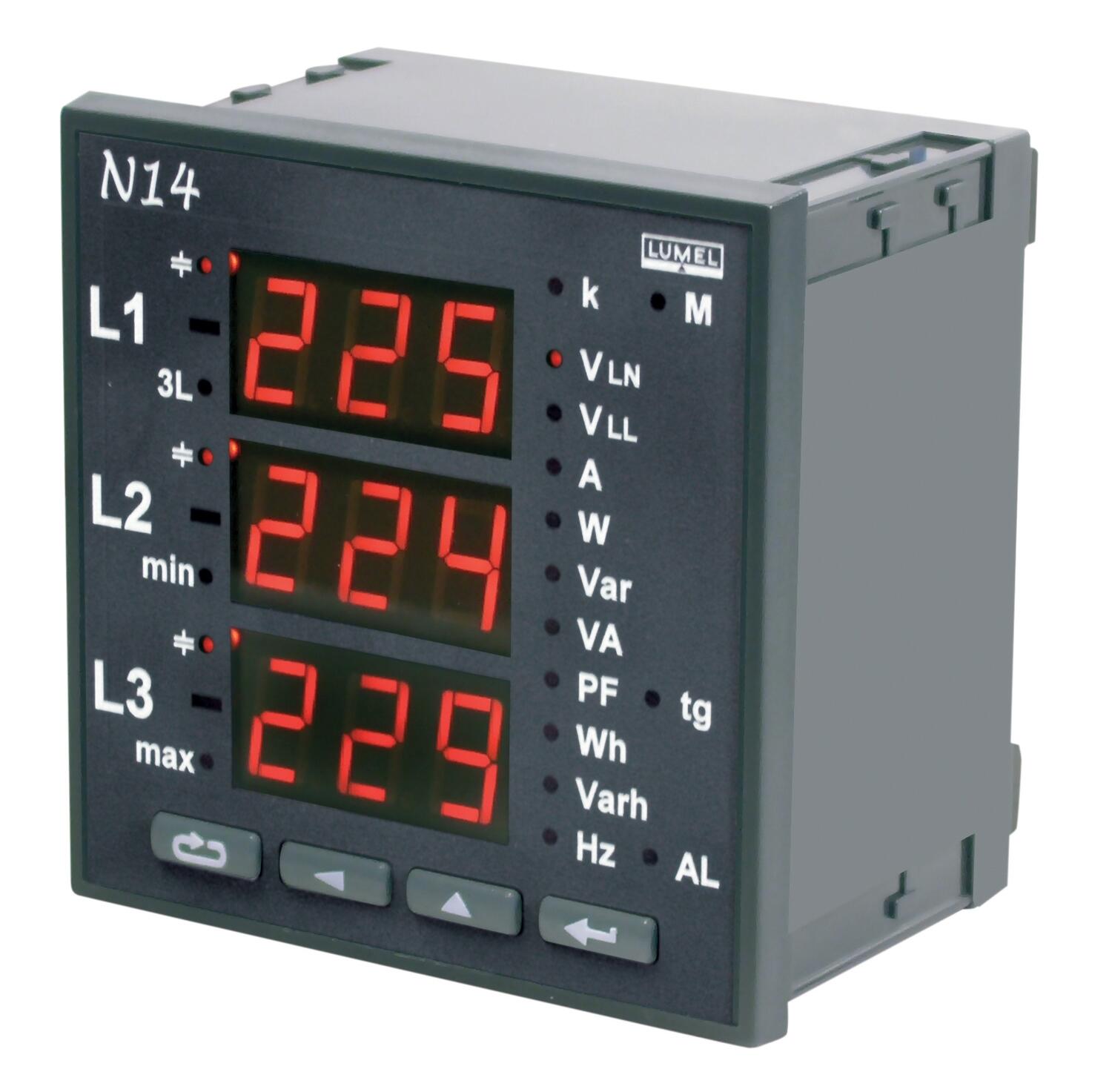 Lumel 3-phase network meter