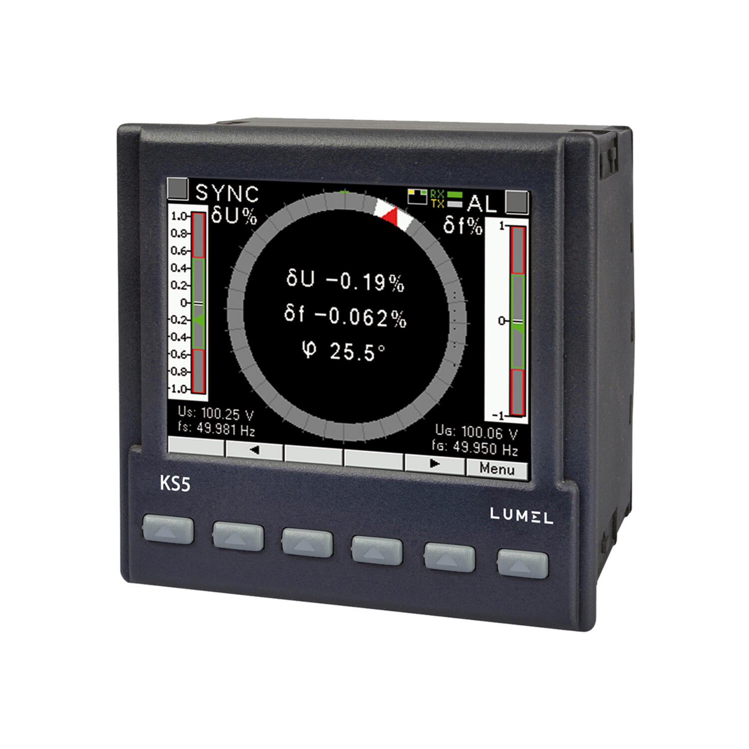 Lumel 3-Phase Synchronisation Meter, KS5